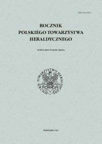 Rocznik Polskiego Towarzystwa Heraldycznego, nr XII (XXIII)