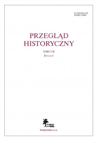 Przegląd Historyczny, rok 2016, nr 2