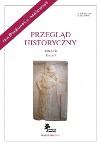Przegląd Historyczny, rok 2016, nr 3