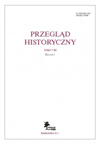 Przegląd Historyczny, rok 2017, nr 1