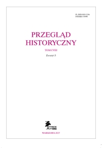 Przegląd Historyczny, rok 2017, nr 3