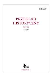 Przegląd Historyczny, rok 2018, nr 2